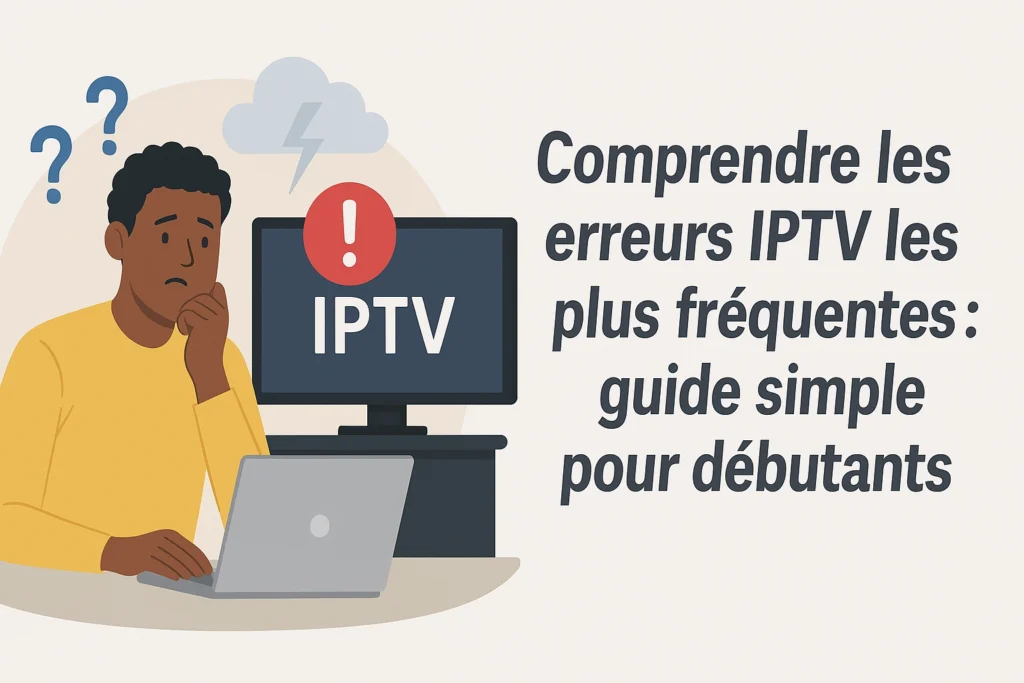 Erreur de login IPTV : identifiant ou mot de passe incorrect